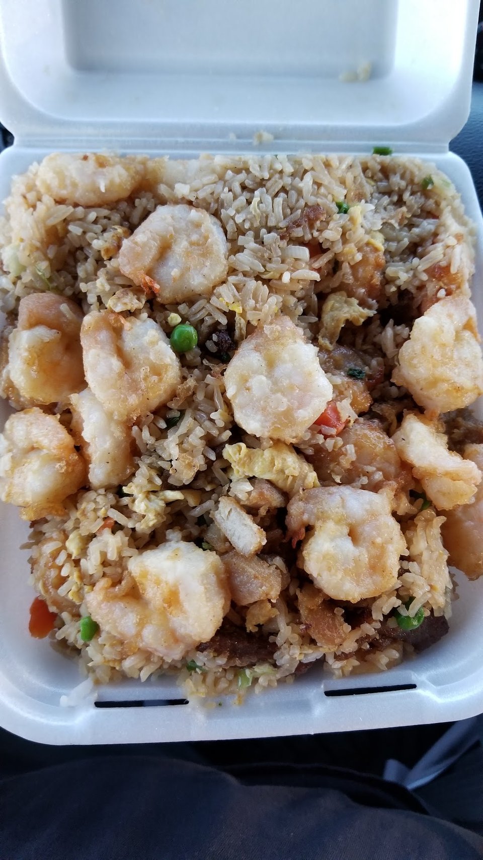 Combination Fried Rice with Extra Shrimp
