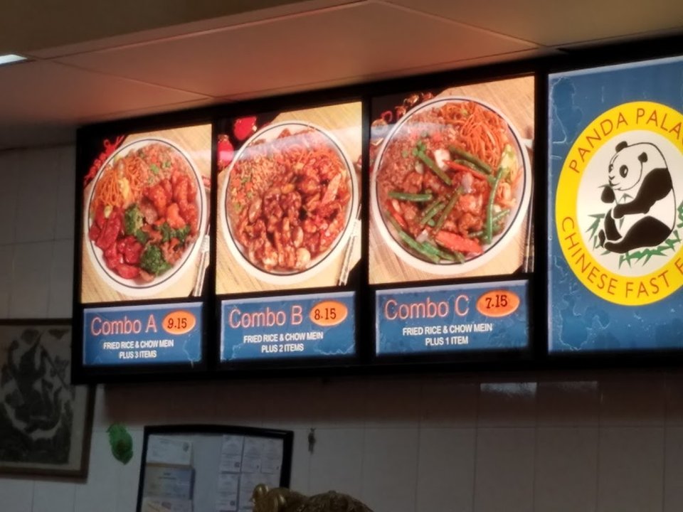 Cook-to-order dishes listed for quick meals.