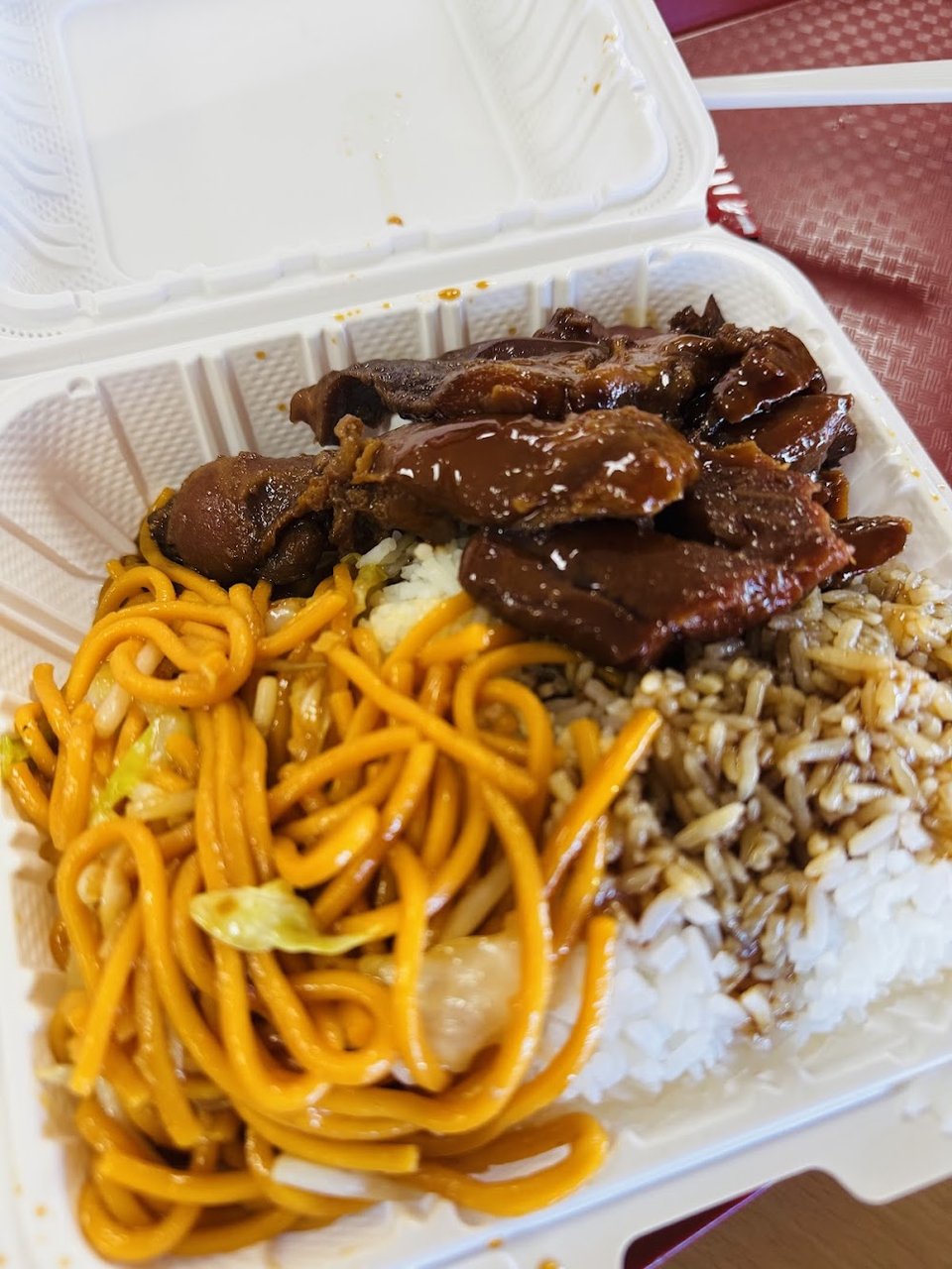 Braised Meat with Noodles Rice